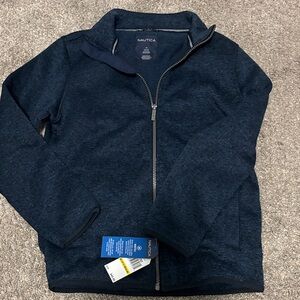 Nautica Dark Blue Full-Zip Jacket